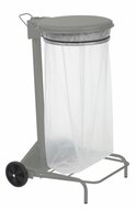 Rossignol Vuilnisbak-collecroule-lichtgrijs 110L