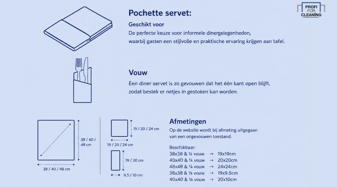 Pochette-servetten