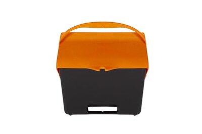 Orange Brush Gesloten stofblik met beugelgreep
