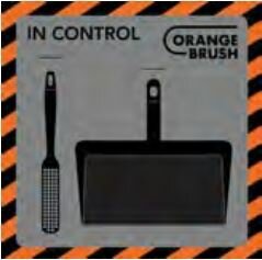 Orange Brush Schaduwborden standaard