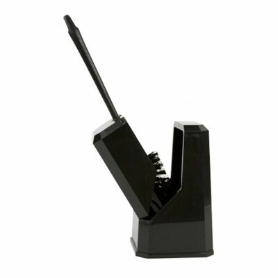 Toiletborstel abs vierkant gesloten zwart  Beoordeel dit product