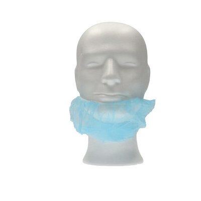 CMT baardmasker pp non-woven Blauw 1 elastiek 100/zak,1000st/doos
