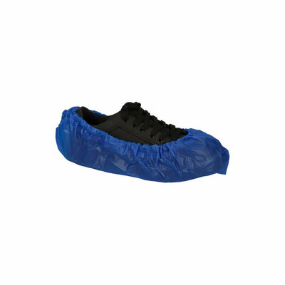 CMT Schoenovertrek CPE 130 mu 41x15cm Blauw 50st/zak, 500st/doos