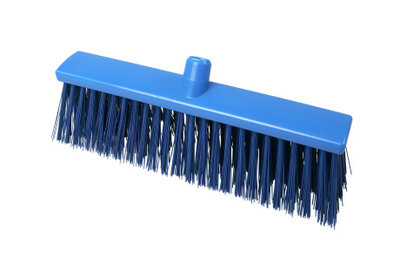 FBK kleurcode HACCP Polyester hygiënische kunststof harde bezem 400 x 60 mm blauw 
