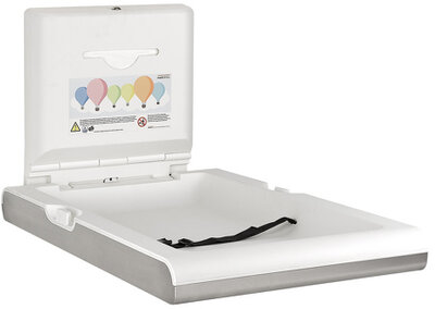 All Care Mediclinics  Babyverschoontafel verticaal RVS