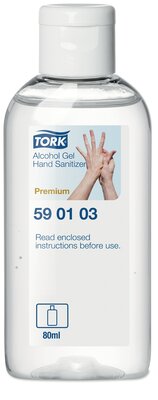 Tork Alcohol Gel Desinfectie Zakflacon 80ml/flacon, 24st/doos