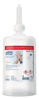 Tork Alcohol Liquid Hand Sanitizer S1 1ltr 6st/doos