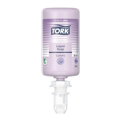 Tork Luxe Zachte Vloeibare Handzeep Premium Jasmijngeur S4 1ltr/flacon 6st/doos