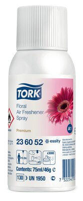 Tork Luchtverfrisser Spray met Bloemengeur A1 75ml/bus, 12bus/doos