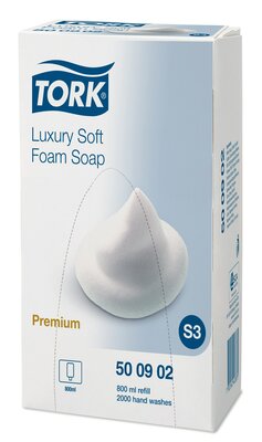 Tork Premium Foam Zeep Luxe S3 800ml/flacon, 4st/doos