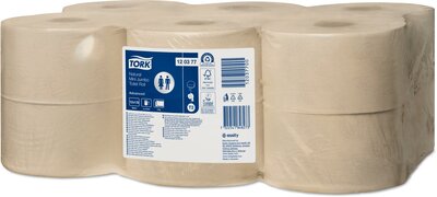 Tork Naturel Mini Jumbo Toiletpapier T2 2-laags 12x 850vel 