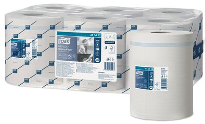 Tork Reflex  Centerfeed Poetspapier Premium 1-laags wit, 1-Laags, M4, 6rol/pak