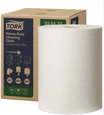 Tork Premium Poetsdoek 530 280 vel wit, W1/W2/W3, 1-Laags, per stuk