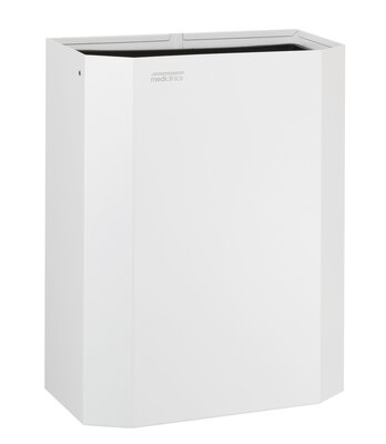 All Care Dutch Bins afvalbak wit 25 liter open 