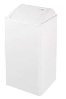 All Care Dutch Bins afvalbak wit 65 liter gesloten 