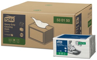 Tork Premium wit Poetsdoek 530 45 vel W8 1-Laags, 8x54st, 360st/doos