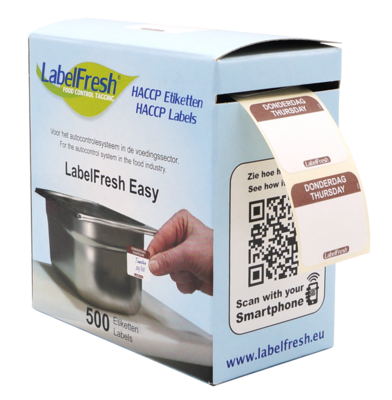 LabelFresh Easy Etiketten Donderdag 500 labels klein