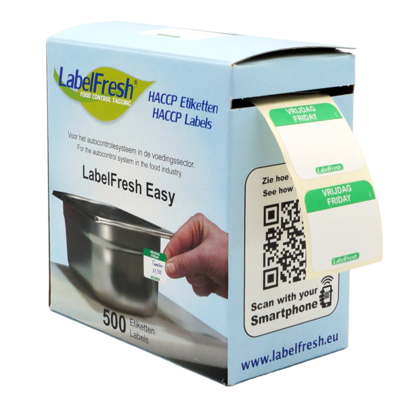 LabelFresh Easy Etiketten Vrijdag 500 labels klein