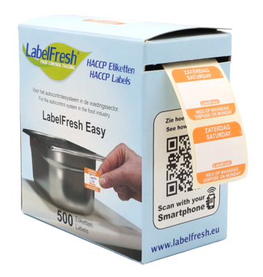 LabelFresh Easy Etiketten Za-weg op-Ma 500 labels klein