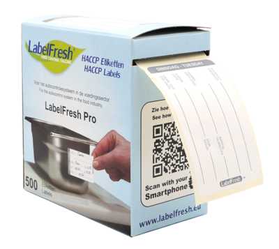LabelFresh Pro Etiketten Dinsdag 500 labels groot