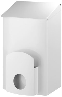 All Care Dutch Bins hygienebak + zakjeshouder 7 liter RVS wit 