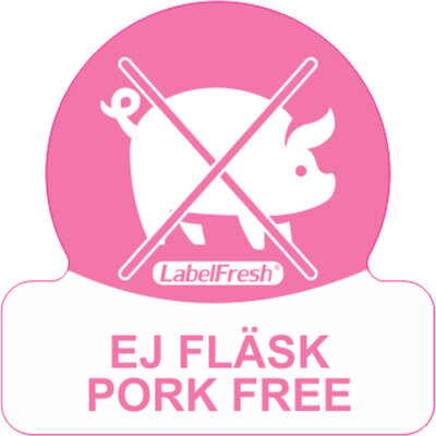 LabelFresh Codelabel Varken vrij 500 etiketten.