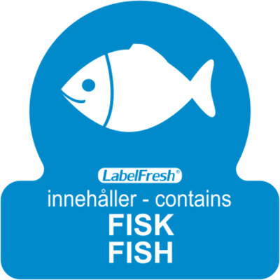 LabelFresh Codelabel Vis 500 etiketten.