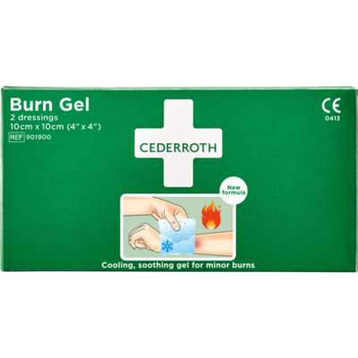 Cederroth Burn Gel Dressing 10x10 cm 2 pack