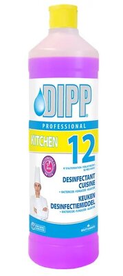 DIPP N° 12 - 1L of 5L Keuken Desinfectiemiddel ALLEEN BESCHIKBAAR VOOR BELGIE!!!