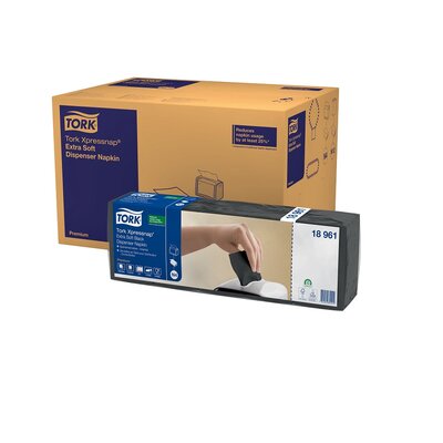 Tork Xpressnap Dispenserservet N4 Zwart 8x1.000st, 8.000st/doos