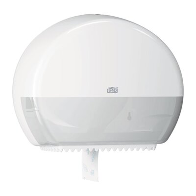 Tork Mini Jumbo Toiletpapier Dispenser T2 Wit kunststof Elevation-Line