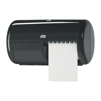 Tork Traditioneel Toiletpapier Dispenser kunststof T4 Zwart 