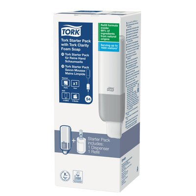 Tork Starter Pack met Clarity Foam Soap S4 Wit