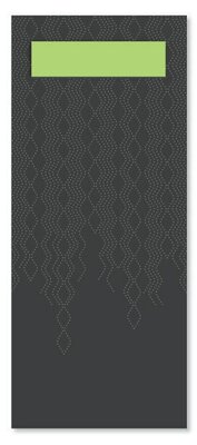 Tork Bestekzakje met 2-laags servet Limoen, 5x100st, 500st/doos