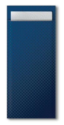 Tork Bestekzakje met 2-laags servet Blauw, 5x100st, 500st/doos