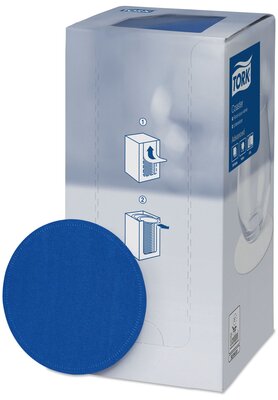 Tork Onderzetter 8-laags Donkerblauw. 12x250st, 3.000st/doos