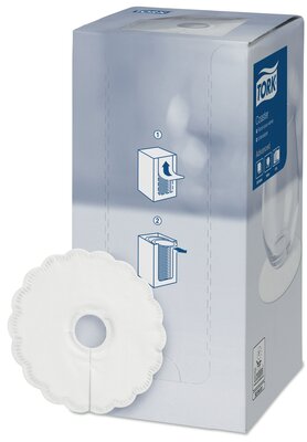 Tork Onderzetter 8-laags Wit insisi, 12x250st, 3.000st/doos