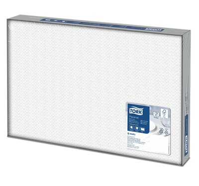 Tork Placemat Wit 1-Laags Velformaat 42x27, 5x500st, 2.500st/doos 