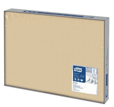 Tork Placemat Zand 1-Laags Velformaat 42x30, 5x500st, 2.500st/doos