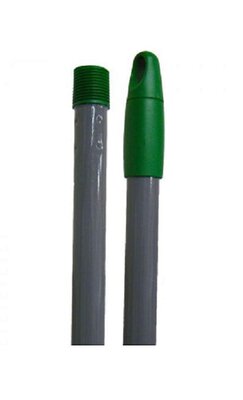 Steel metaal grijs/groen met schroefdraad 150cm