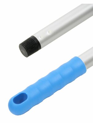 Aluminium steel diam. 23,5mm met schroefdraad 145cm Blauw