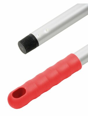 Aluminium steel diam. 23,5mm met schroefdraad 145cm Rood