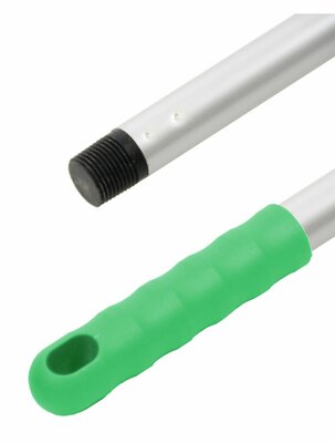 Aluminium steel diam. 23,5mm met schroefdraad 145cm Groen