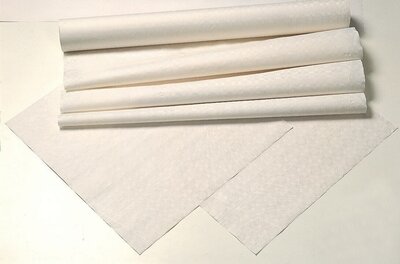 Tork Damaskpapier Napperon Universal 120x80 1-Laags Wit,  2x125st, 250st/doos