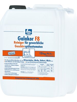 Becher Galakor F8 reiniger voor commerciële vaatwassers 12 kg