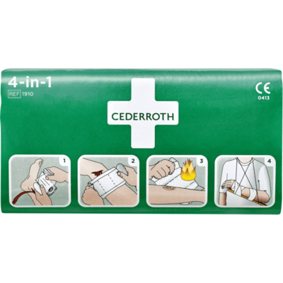 Cederroth 4-in-1 bloedstelpende verbanden