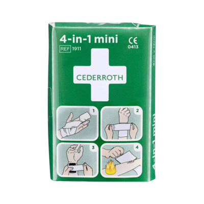 Cederroth 4-in-1 mini bloedstelpende verbanden