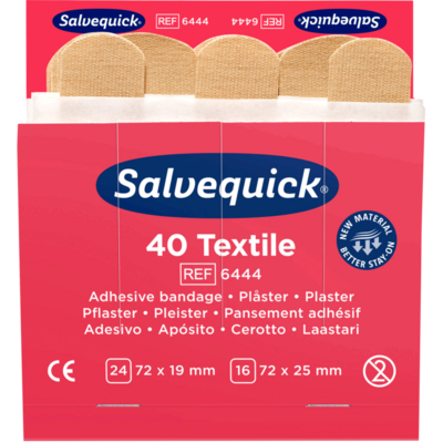 Cederroth Salvequick Textielpleisters 6x40 stuks
