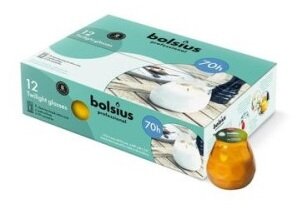 Bolsius Terraskaarsen Twilight Amber  ds. 12 stuks - 70 uur