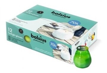 Bolsius Terraskaarsen Twilight Lime Groen  ds. 12 stuks - 70 uur